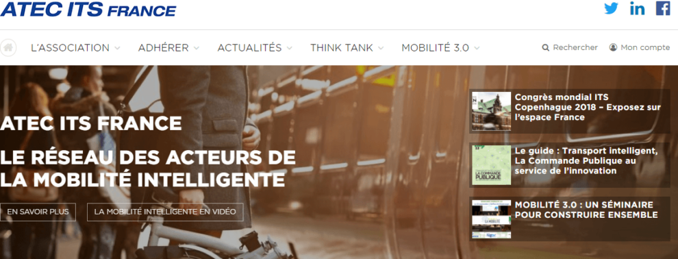 Le nouveau site des mobilités intelligentes en ligne !